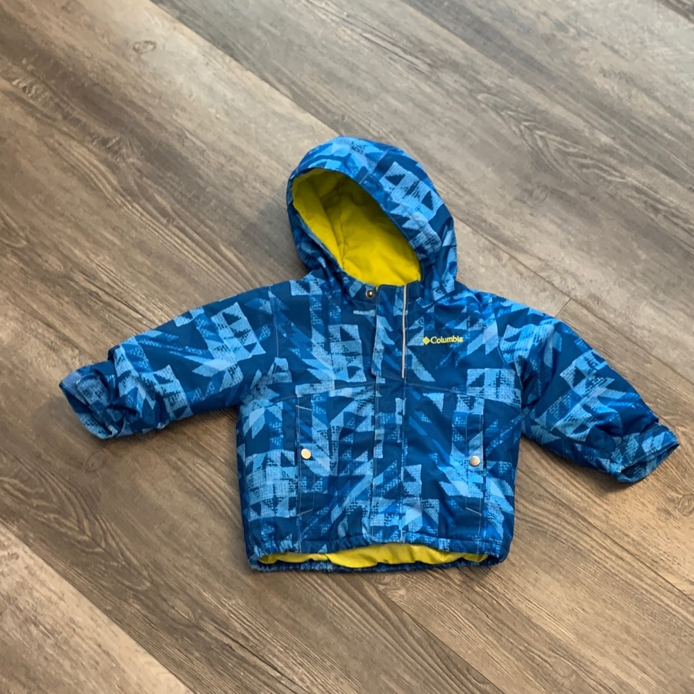 Columbia Geometric Blue and Yellow‎ Jacket